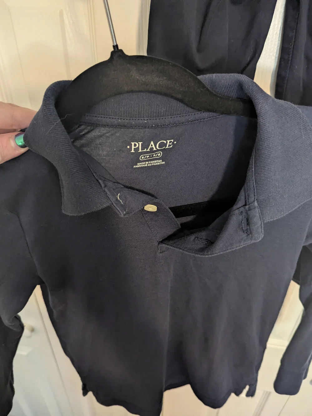 Childrens Place Boys Uniform Lot Size 5 5/6 Navy
